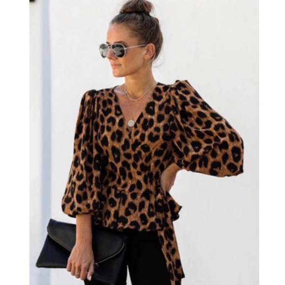 Animal print blouse - Picture 4 of 13